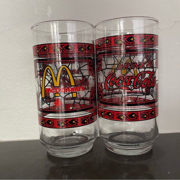 Other - Vintage McDonald's Drink Coca-Cola Collectable Drinking Glass
